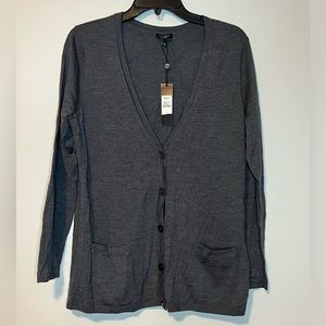 NWT Talbots merino wool sweater cardigan size large